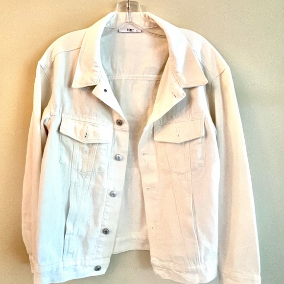 Custom UW “Go Dawgs” denim jacket. University of Washington fan wear. Women’s M - Picture 2 of 4